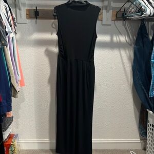 Sleeveless Mock Neck Sheath Romper